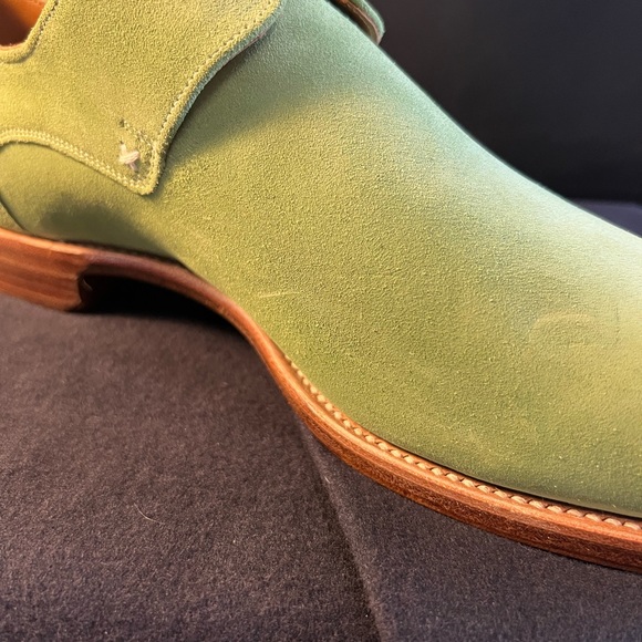 Barker Black Men's size 9 Apple Suede Shoes - Picture 6 of 6